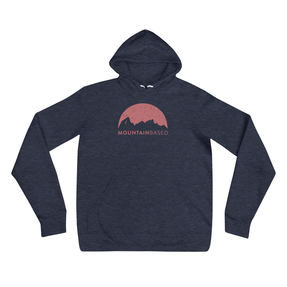Women's Blue Vintage MountainBased Hoodie